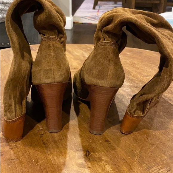 Michael Kors Harness Slouch boot Brown/Camel Suede - Picture 4 of 6